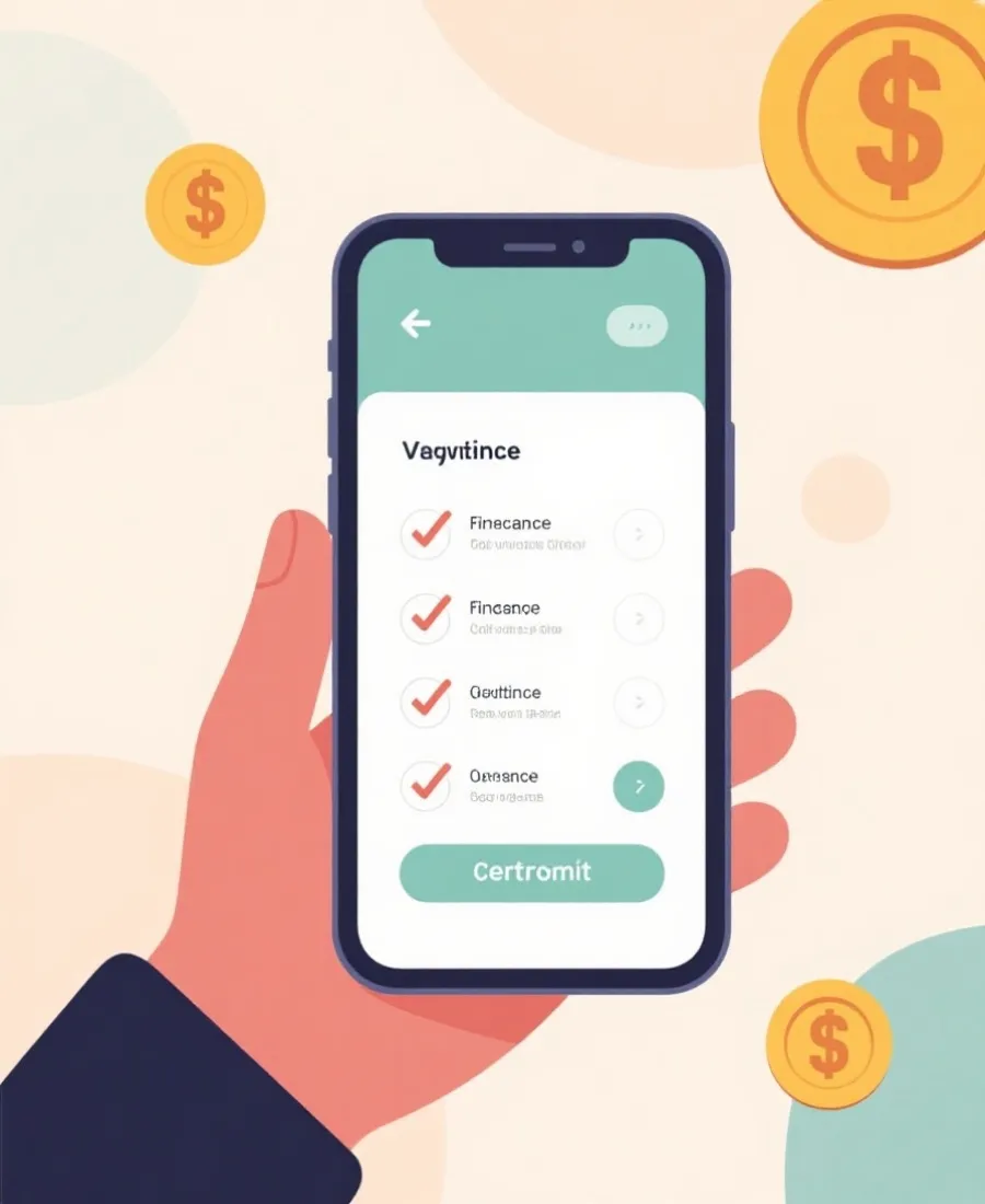 手机端充值流程示意