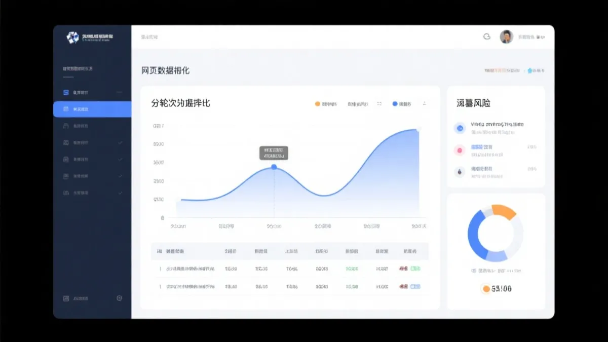 分轮次晋级概率曲线与冷门风险榜单的网页可视化示意
